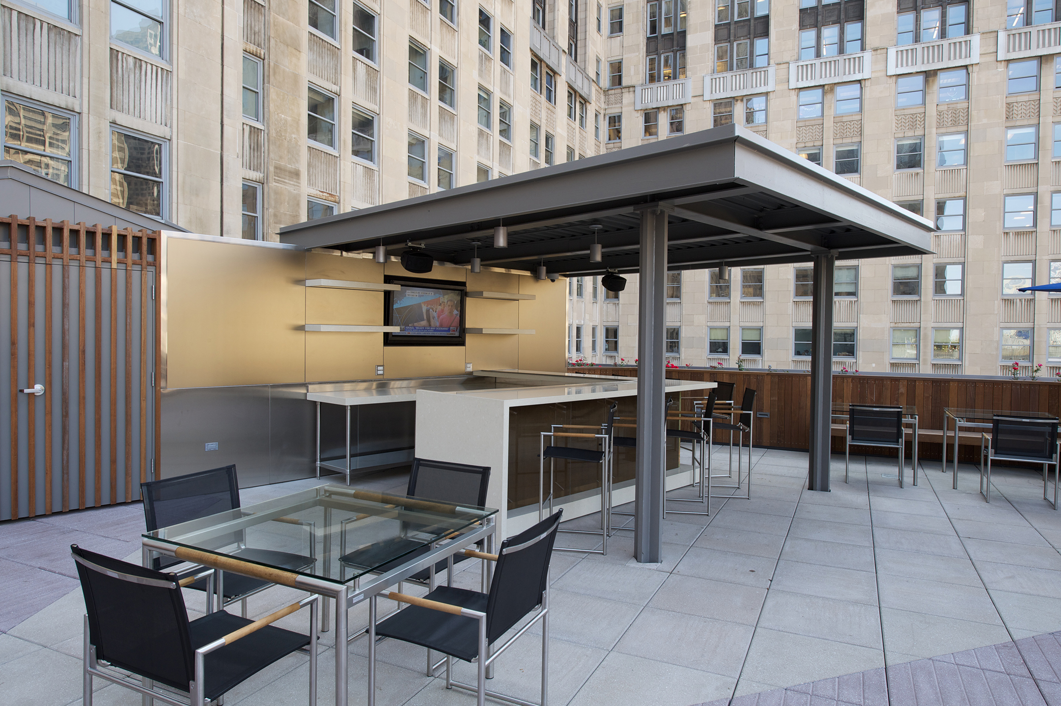 Civic Opera Building Rooftop Deck