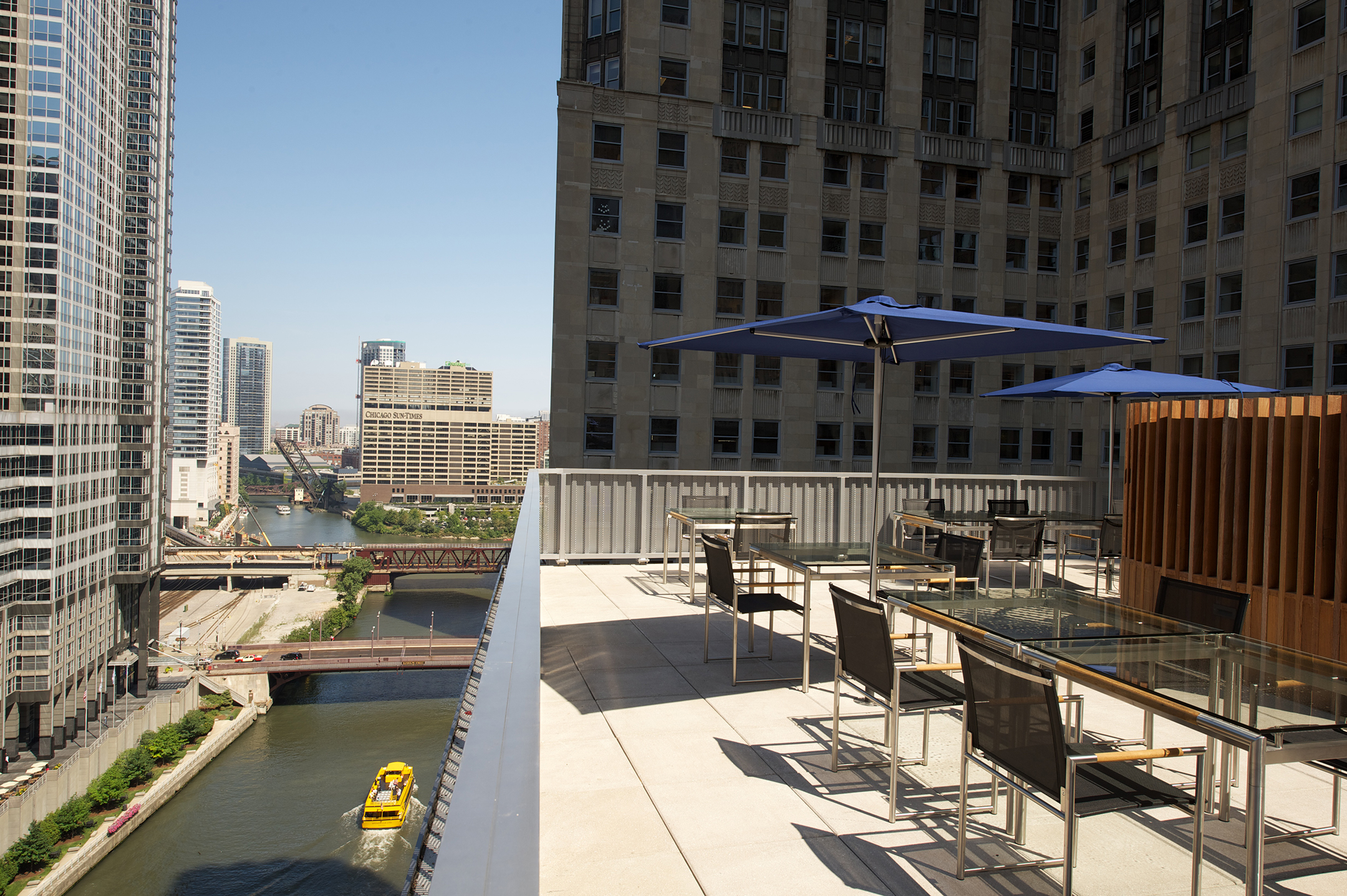 Civic Opera Building Rooftop Deck