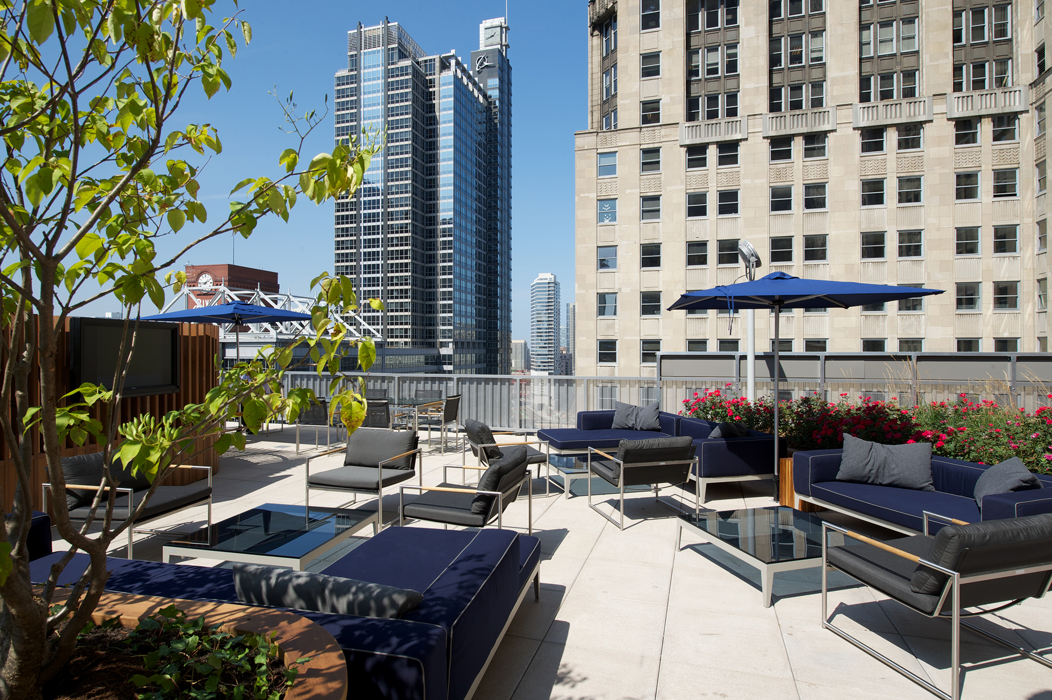 Civic Opera Building Rooftop Deck